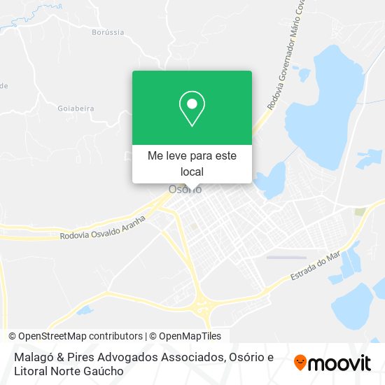 Malagó & Pires Advogados Associados mapa