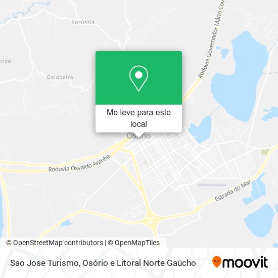 Sao Jose Turismo mapa