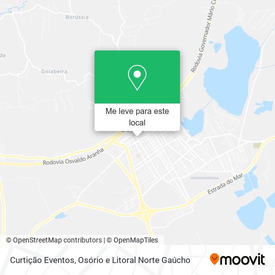 Curtição Eventos mapa