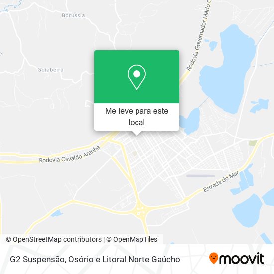 G2 Suspensão mapa