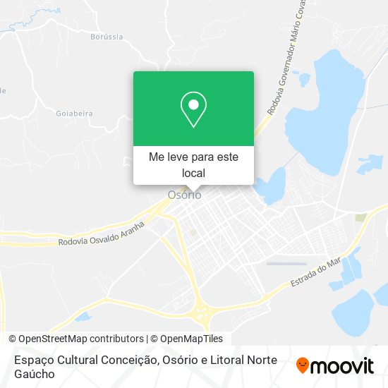 Espaço Cultural Conceição mapa