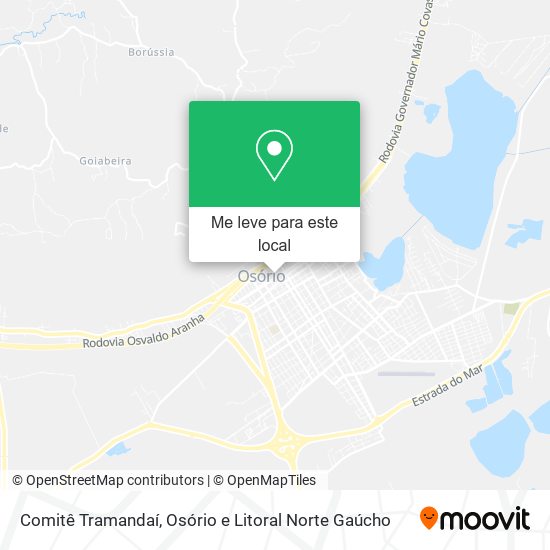 Comitê Tramandaí mapa