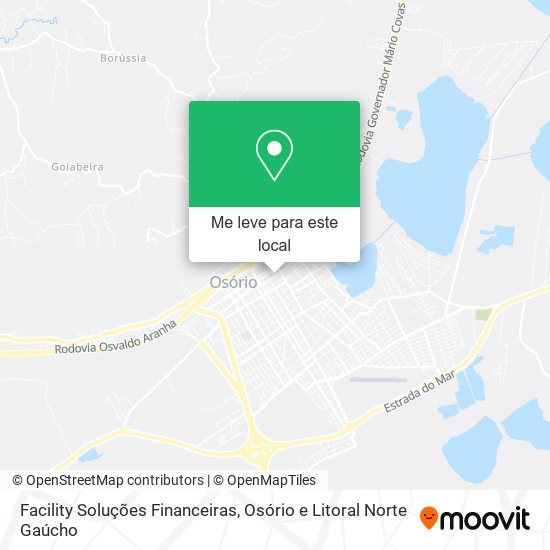 Facility Soluções Financeiras mapa