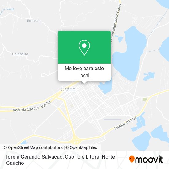Igreja Gerando Salvacão mapa