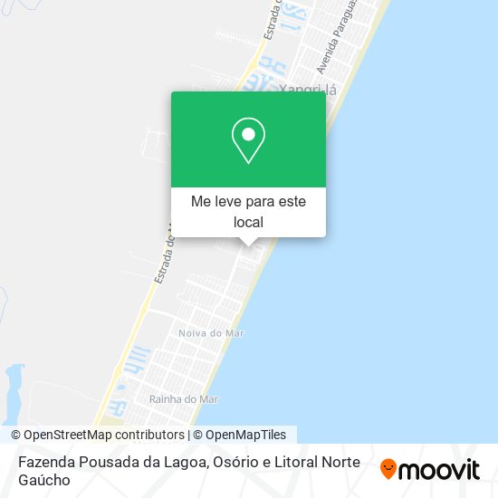 Fazenda Pousada da Lagoa mapa