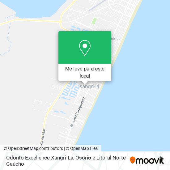 Odonto Excellence Xangri-Lá mapa