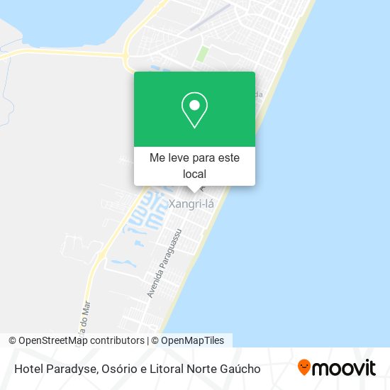 Hotel Paradyse mapa