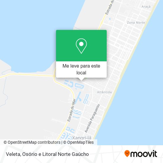 Veleta mapa