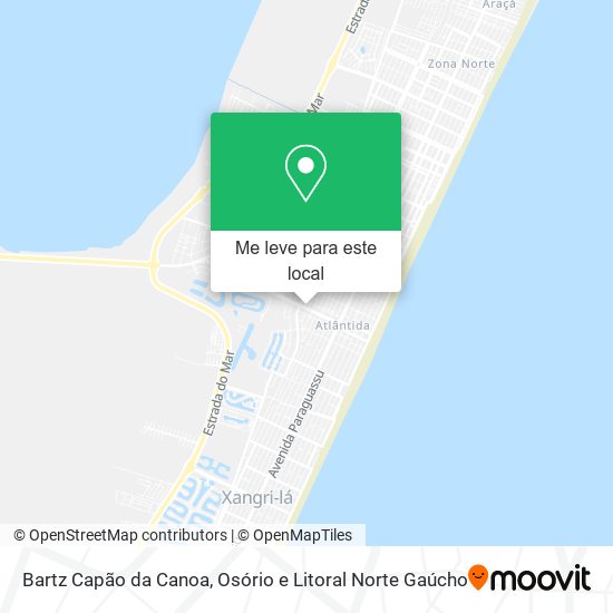 Bartz Capão da Canoa mapa