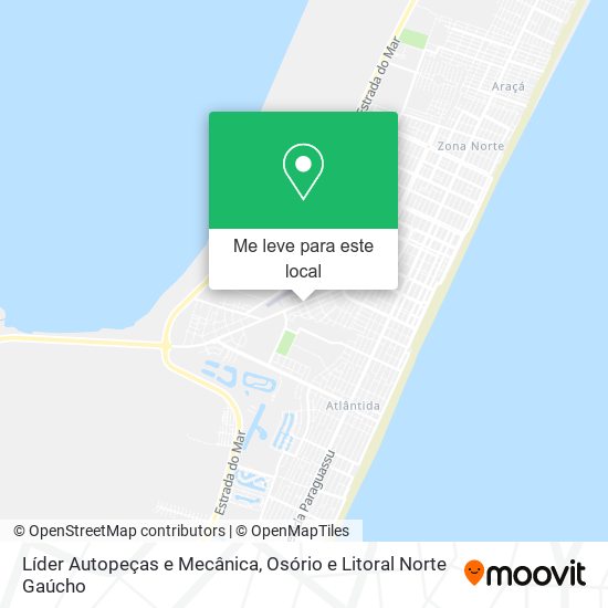Líder Autopeças e Mecânica mapa