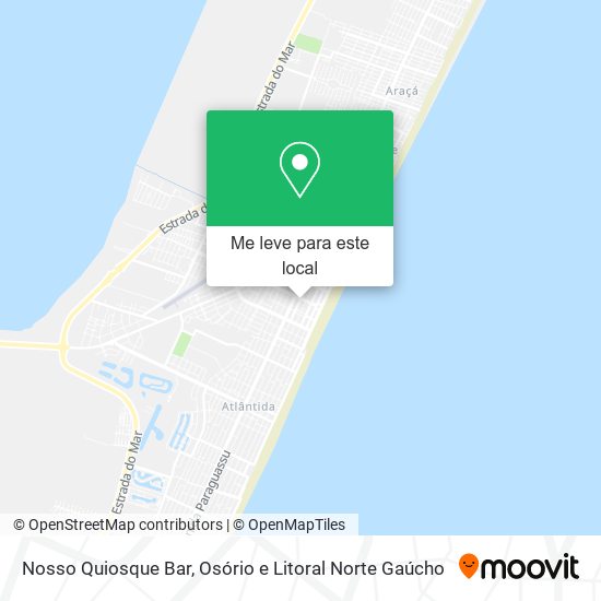 Nosso Quiosque Bar mapa