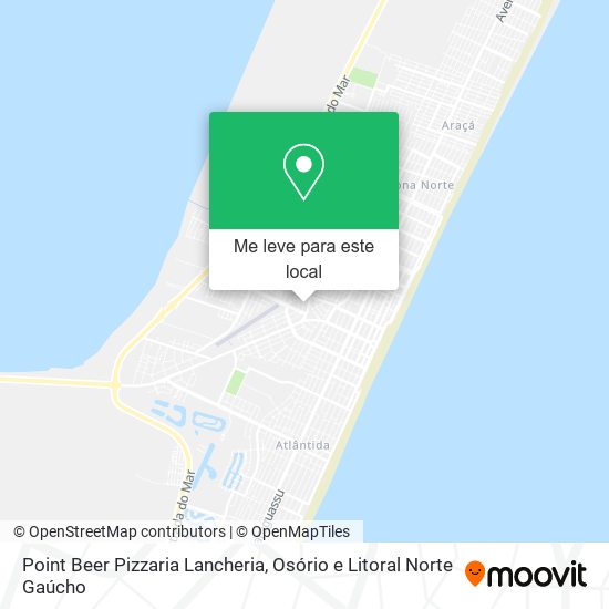 Point Beer Pizzaria Lancheria mapa