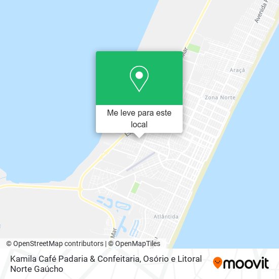 Kamila Café Padaria & Confeitaria mapa