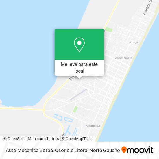 Auto Mecânica Borba mapa