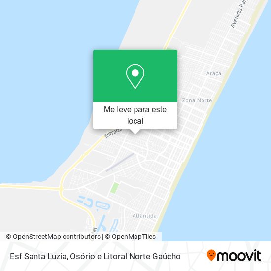 Esf Santa Luzia mapa