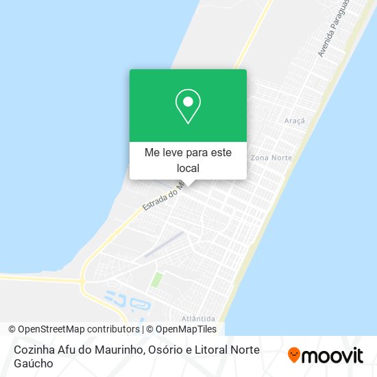 Cozinha Afu do Maurinho mapa