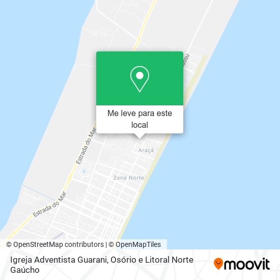 Igreja Adventista Guarani mapa