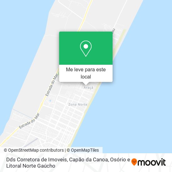 Dds Corretora de Imoveis, Capão da Canoa mapa