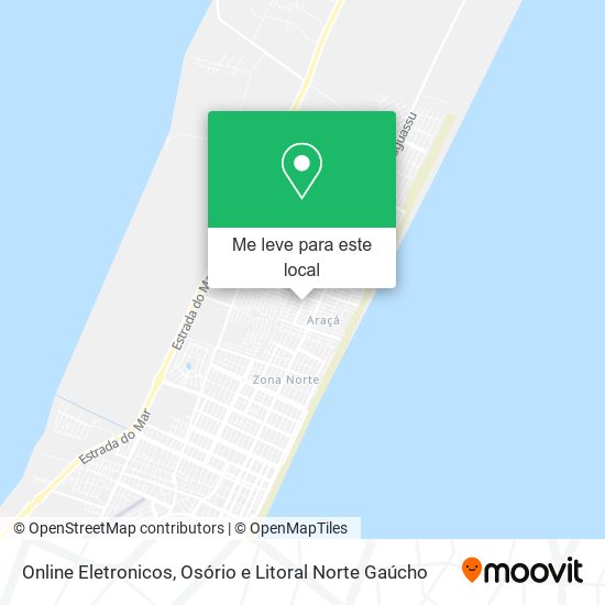 Online Eletronicos mapa