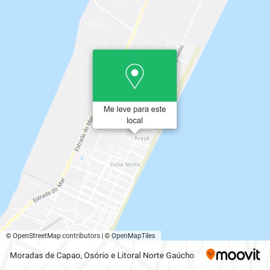 Moradas de Capao mapa