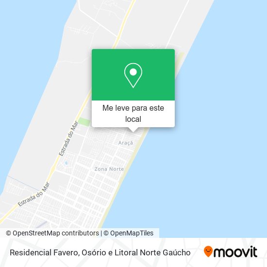 Residencial Favero mapa