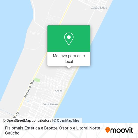 Fisiomais Estética e Bronze mapa