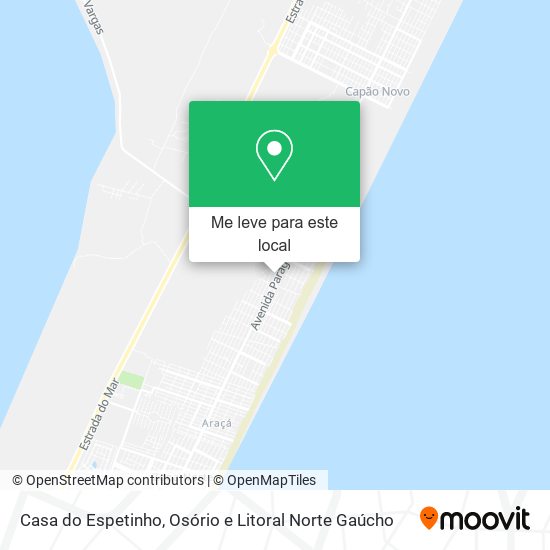 Casa do Espetinho mapa
