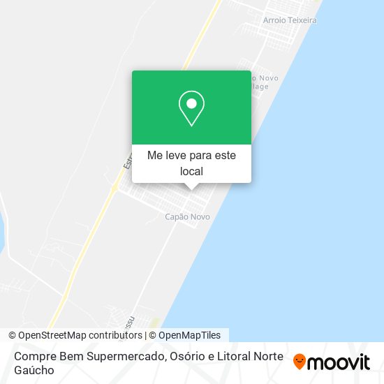 Compre Bem Supermercado mapa