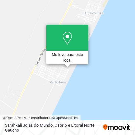 Sarahkali Joias do Mundo mapa