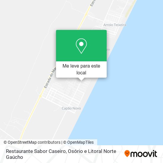 Restaurante Sabor Caseiro mapa