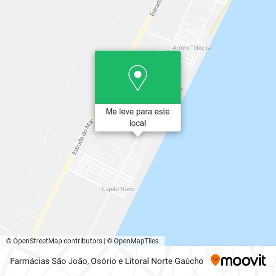 Farmácias São João mapa