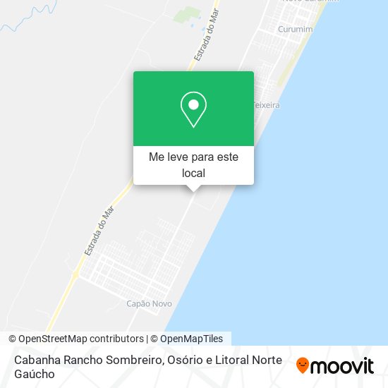 Cabanha Rancho Sombreiro mapa