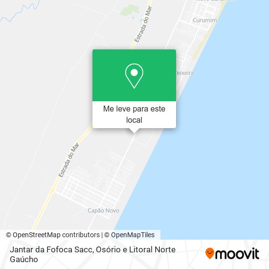 Jantar da Fofoca Sacc mapa