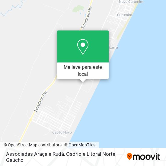 Associadas Araça e Rudá mapa