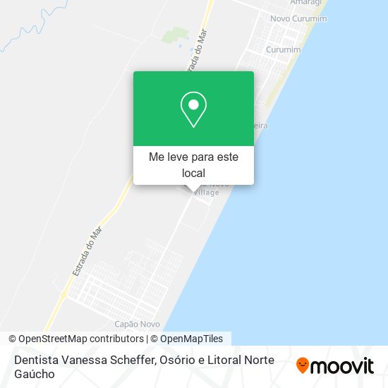 Dentista Vanessa Scheffer mapa