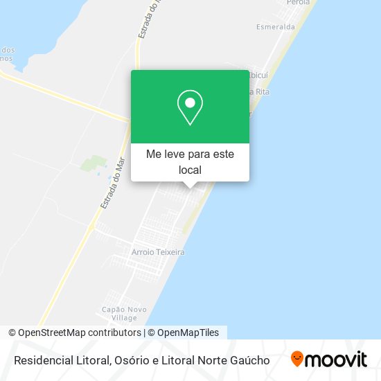 Residencial Litoral mapa