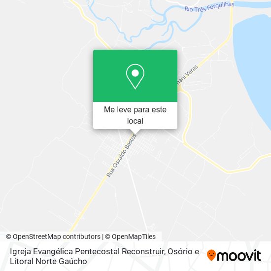 Igreja Evangélica Pentecostal Reconstruir mapa