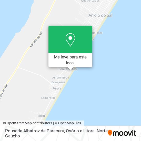 Pousada Albatroz de Paracuru mapa