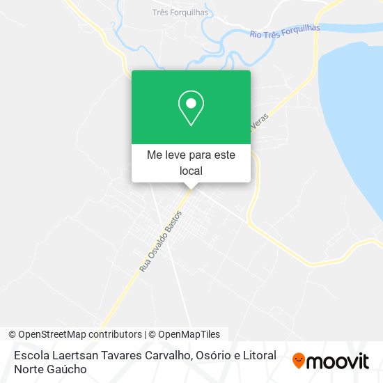 Escola Laertsan Tavares Carvalho mapa