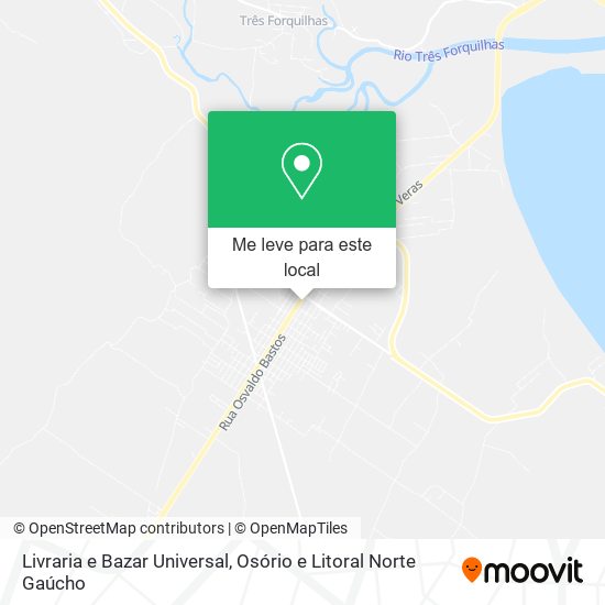 Livraria e Bazar Universal mapa