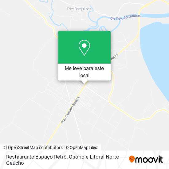 Restaurante Espaço Retrô mapa