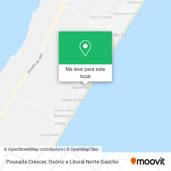 Pousada Crescer mapa