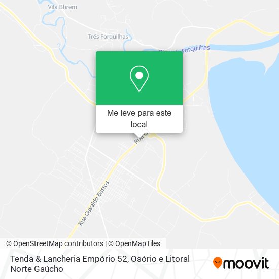 Tenda & Lancheria Empório 52 mapa