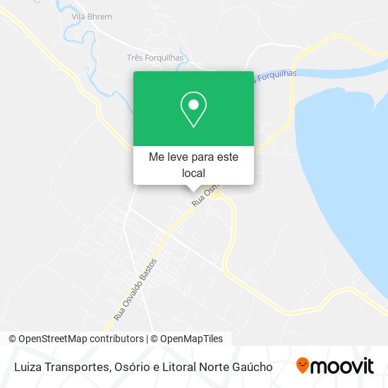 Luiza Transportes mapa