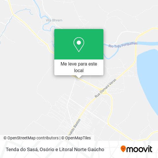 Tenda do Sasá mapa