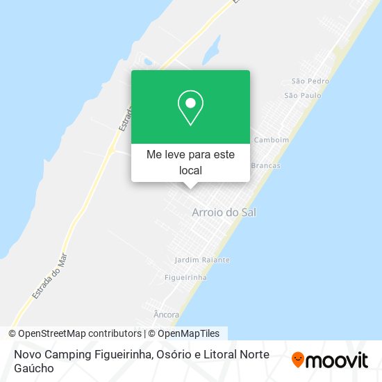 Novo Camping Figueirinha mapa