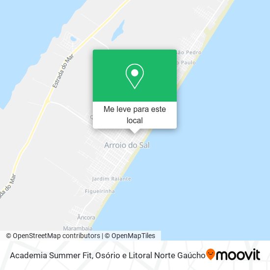 Academia Summer Fit mapa