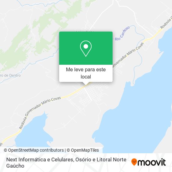 Next Informática e Celulares mapa