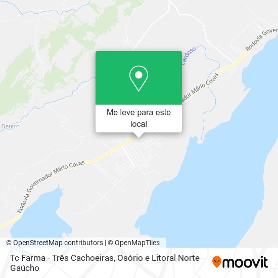 Tc Farma - Três Cachoeiras mapa