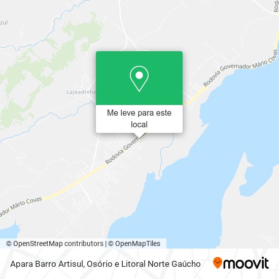 Apara Barro Artisul mapa